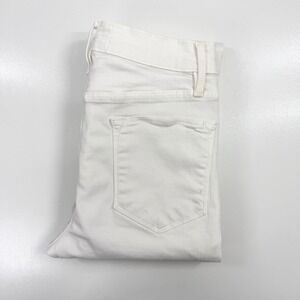 Frame Le High Straight Jeans Womens 25 Blanc White High Rise LHST403 Made in USA